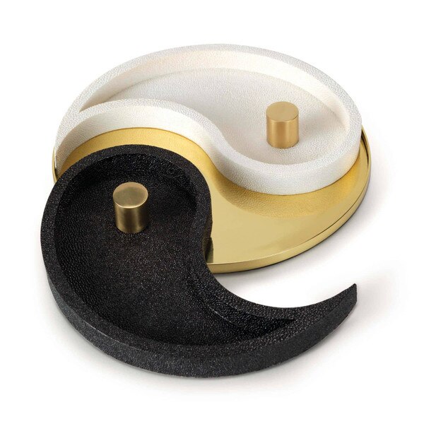 Yin Yang Tray Set